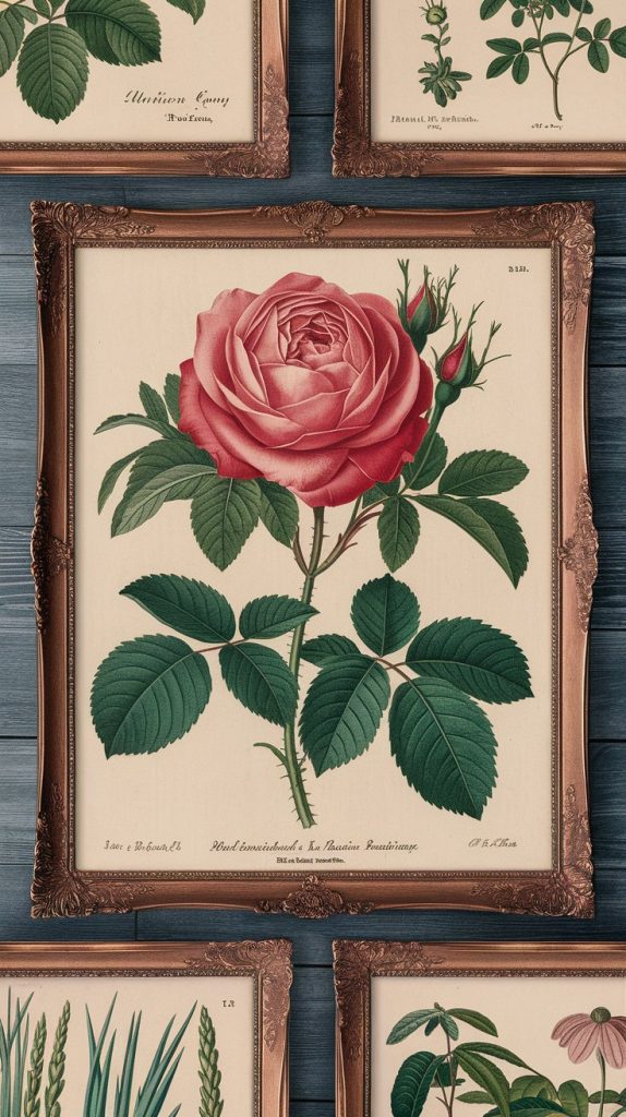 Vintage Botanical Prints DIY